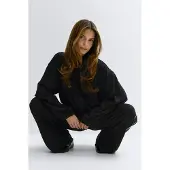 Gina Tricot  - Soft sporty zip jacket - Sweatshirts - Zwart - L - Dames