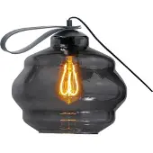 Masterlight Tafellamp Porto Carry met Ball smoke glas Ø 24cm