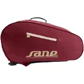 Sane Padel Pro Leather Padel Racket Bag Rood
