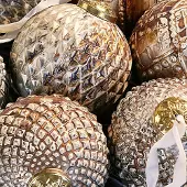 Loberon Kerstversiering set van 8 Silverlake