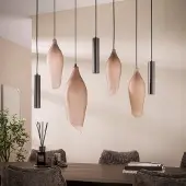 Lyora Stijlvolle hanglamp Cocoon met frosted glas