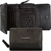 Tom Tailor Portemonnee 'Elin' grijs / donkergrijs