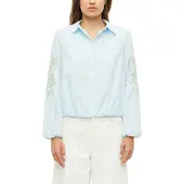 s.Oliver Blouse lichtblauw / groen / lichtgroen