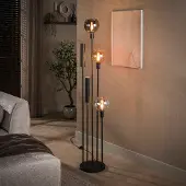 Lyora Vloerlamp Sfera met glazen en uplighters