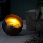 Lyora Industriële floodlight Basket Ø 50cm - zwart nikkel