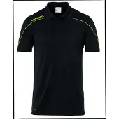 Uhlsport Stream 22 Short Sleeve Polo Zwart L Man