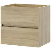 Tiger Wastafelonderkast Condo 60cm - Licht Eiken Mat - 60x55x45cm
