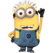 Amscan SuperShape Minion Foil Balloon Folie ± 40 cm x 63 cm