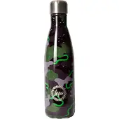 Hype 500ml Thermische Waterfles | Groene Camouflerende RVS Geïsoleerde Lekvrije