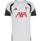 Adidas Tricot 'Liverpool FC 26/27 Tiro' lichtgrijs / rood / zwart