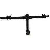 Value premium bureaubeugel voor 3 monitoren tot 27 inch / draaibaar / zwart