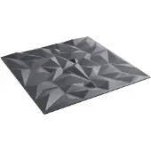 vidaXL Wandpanelen 48 st 50 x 50 cm Amethist Grijs XPS Schuim