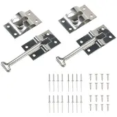 Melitt RV-Deurhouder, Upgrade-Snap Geruisloze Trailerdeurvergrendeling, Metalen Bestelwagendeurhouder, T-Stijl Deurhouder, 4 Inch