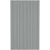 vidaXL Dakpaneel 12 st Grijs 80 x 45 cm Verzinkt staal