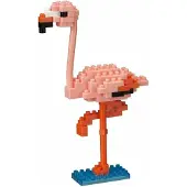 Kawada Nanoblock Greater Flamingo II NBC-204
