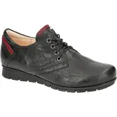 Think Veterschoen 'Schnürschuh Damen 3-000093-0000 Echtleder in schwarz' zwart