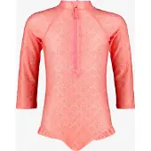 Osaga meisjes UV badpak driekwart mouwen roze maat 128/134