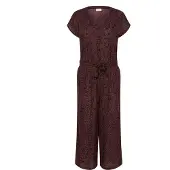 Kaffe Jumpsuit 'Beathe' kastanjebruin / zwart