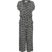 Kaffe Jumpsuit 'Mille' zwart / offwhite