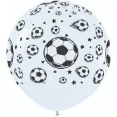 Sempertex 36 inch Ballon voetbal All over - 2 stuks