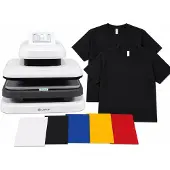 Loklik ImPress Auto 2-Smart Starter Set Wit | Hittepers + HTV Flexfolie + T-shirts