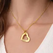 Yehwang Ketting met 1 Hartje Goud