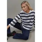 Hiccups for Kids Gestreepte Crew Neck Lange Mouwen T-Shirt