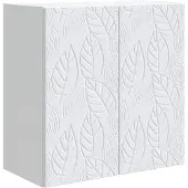 vidaXL - Wandkast - Wit - 59 - x - 31 - x - 60 - cm - Bewerkt - hout