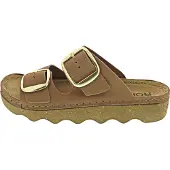 Rohde Foggia-D Damenschuhe Hausschuhe Pantolette Braun Freizeit