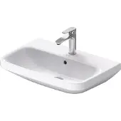 Duravit DuraStyle wastafel met overloop met 1 kraangat 65x44cm wit