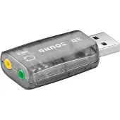 Goobay Externe geluidskaart USB | (USB A, USB 2.0)