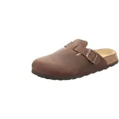 Natural Sense unisex pantoffels klomp leer bruin 1095906
