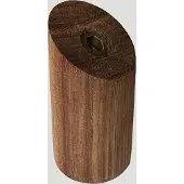 WT&D Set van 6 houten kledinghaken (kapstok), acacia