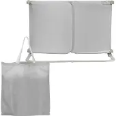 OEM Kant-en-klaar kinderbedhek, verstelbaar, grijs, 180 cm