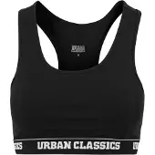 Urban Classics BH zwart / wit