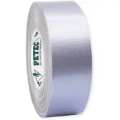 Petec Plakband, Powerband, Panzerband, zilverkleurig, geweven band, gaffertape, rol, artikelnummer 86250