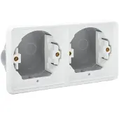 Technim Niko Hydro Wd Inbouwkader 2V Horizontaal Wit