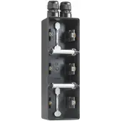 Niko Hydro Opbouwdoos 3V Vert. + 2 M20 Ingangen + Wartel