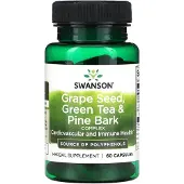 Swanson Health Druivenpitten-, Groene Thee- & Pijnboomschors Complex - 60 caps