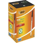 BIC Ecolutions Round Stic balpen zwart (60 stuks)