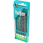 Heller Tools Beton-/steenboorset | 4-delig | d. 5 / 6 / 8 / 10 mm | 1 stuk - 16873 16873