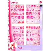Create It! - Kunstnagels Zelfklevend Maxi Set - 96 Stuks