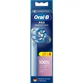 Oral-B | Vervangbare opzetborstels | EB60X-8 Sensitive Clean Pro | Opzetborstels | Voor volwassenen | Aantal borstels in de verpakking: 8 | Wit