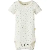 Lil´ Atelier Rompertje/body 'NBFGago' geel / groen / rosa / wit