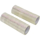 vidaXL Verpakkingstapes 12 st 48 mm x 66 m transparant