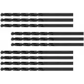 WT&D Set van 10 metaalboren (HSS-R, 4.5x80 mm)