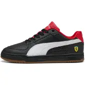 Puma Ferrari Caven III sneakers uniseks, Zwart/Wit, Maat 43