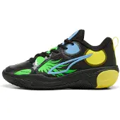 Puma MB World.01 basketbalschoenen, Zwart, Maat 38