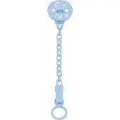 Chicco fopspeenkoord met clip blauw - Speenketting