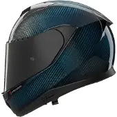 Nolan X-904 UC LIQUIDO BLAUW Integraalhelm Koolstof/Blauw S unisex zwart